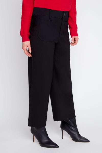 Cropped Straight Leg Pants
