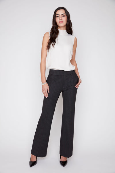 Herringbone Stripe Knit Pants
