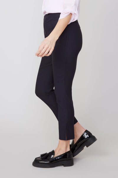 Slim Pull-On Ankle Pants