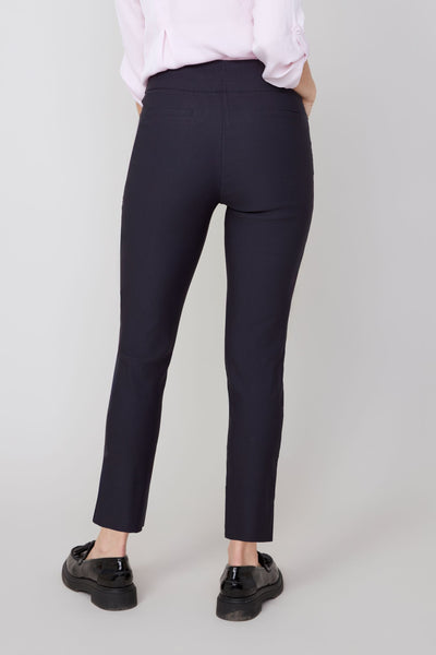 Slim Pull-On Ankle Pants