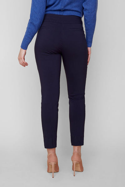 Slim Pull-On Ankle Pants