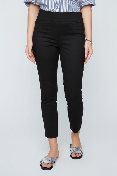 Pull-On Slim Ankle Pants