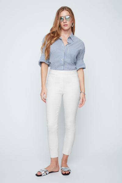 Pull-On Slim Ankle Pants
