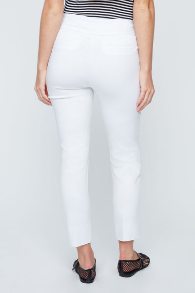 Pull-On Slim Ankle Pants
