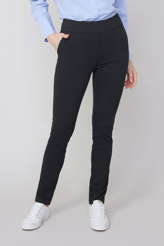 Slim Pull-On Pants
