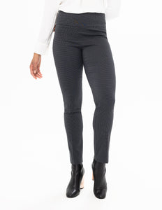 Pull-On Ankle Pants with Tummy Control