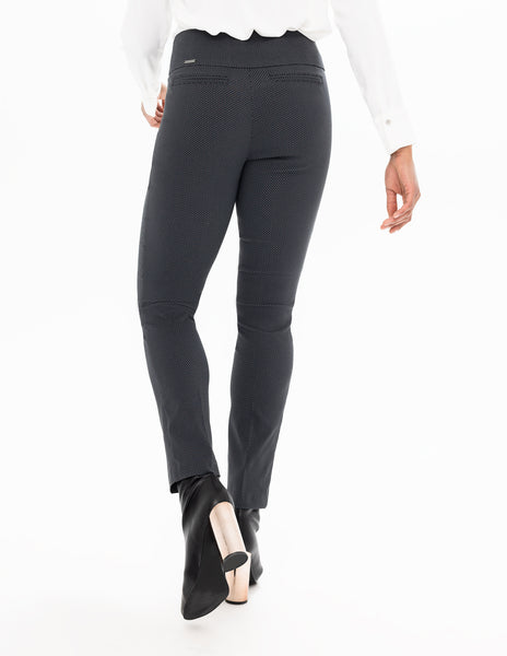 Pull-On Ankle Pants with Tummy Control