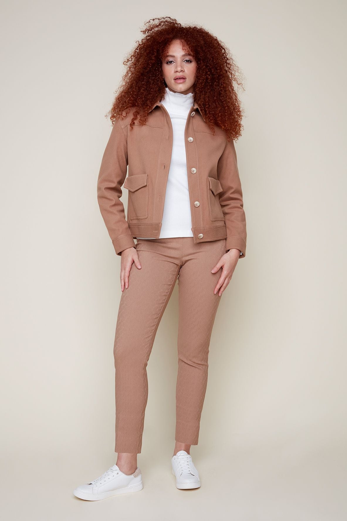 Boxy Knit Cord Jacket