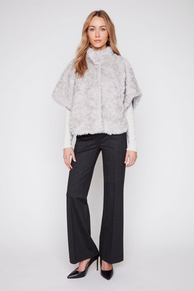 Faux Fur Poncho