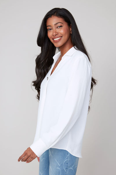 Long Sleeve Air Flow Blouse