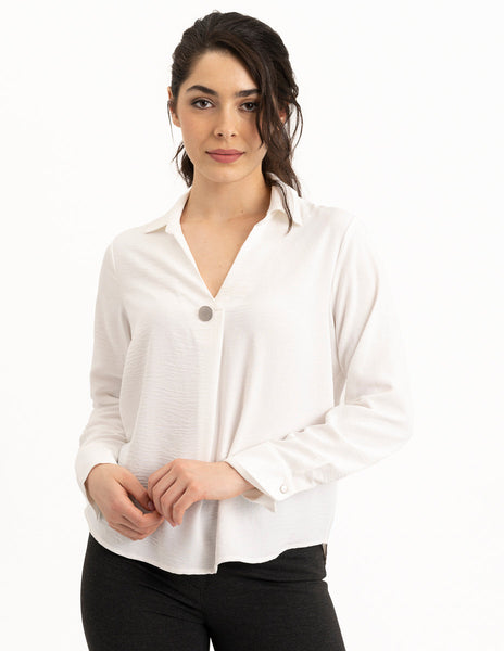 Long Sleeve Air Flow Blouse