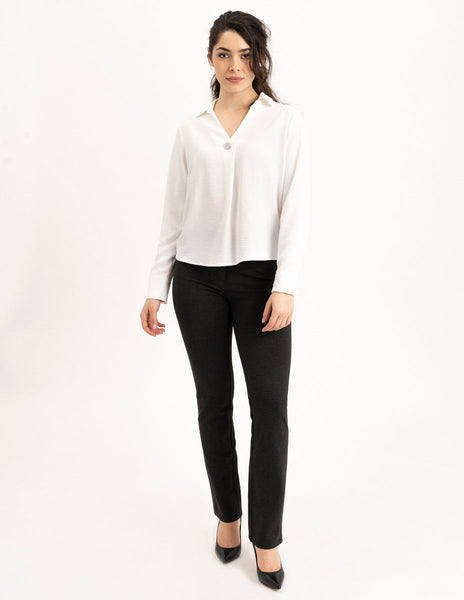 Long Sleeve Air Flow Blouse