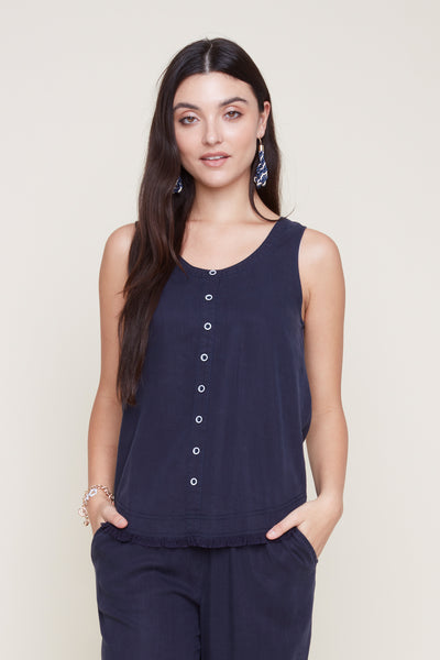 Sleeveless Tencel Top