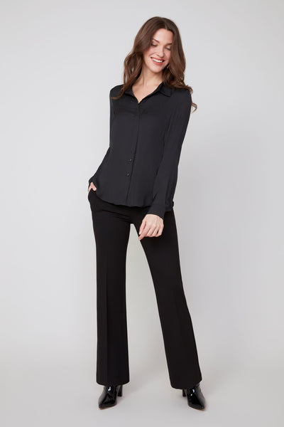 Long Sleeve Air Flow Blouse