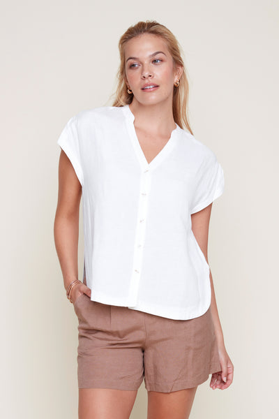 Short Sleeve Linen Shirt