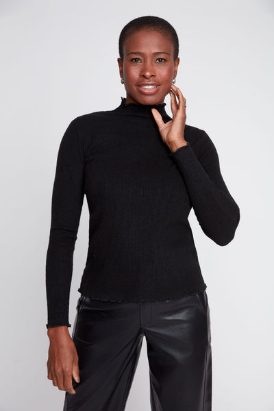 Long Sleeve Mock Neck Sweater