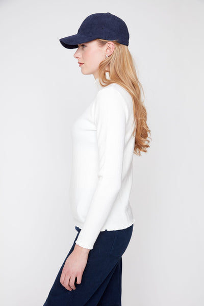 Long Sleeve Mock Neck Sweater