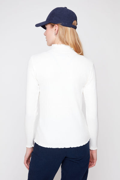 Long Sleeve Mock Neck Sweater