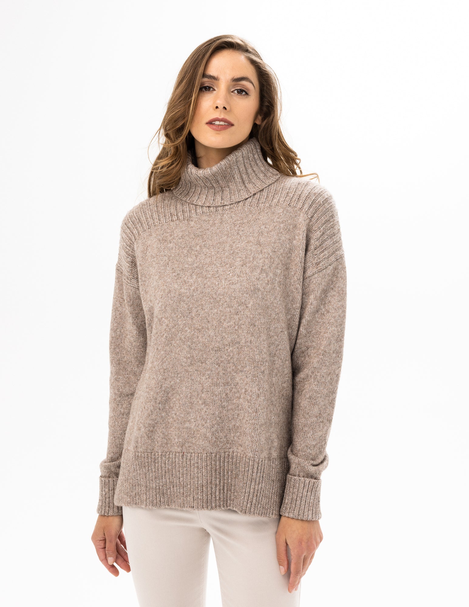Long Sleeve Cowl Neck Sweater
