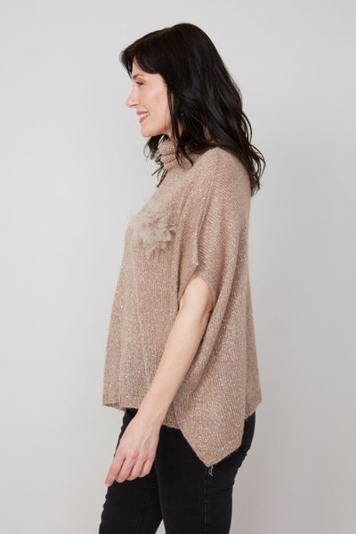 Turtleneck Lurex Sweater