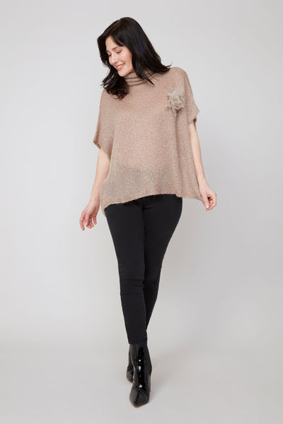 Turtleneck Lurex Sweater