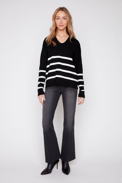 Long Sleeve Stripe Sweater