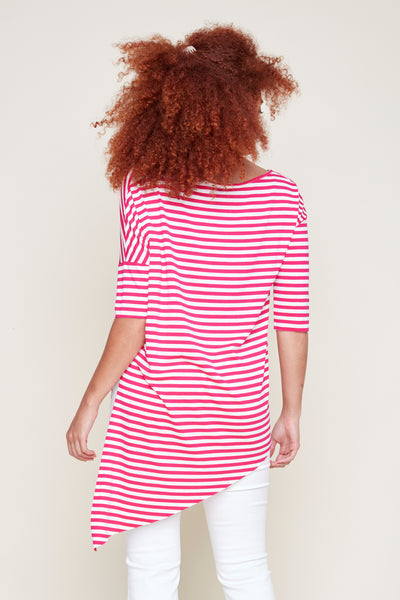 Tie Side Stripe Top