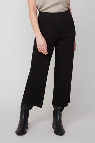 Twill Pull-on Wide Leg  Gaucho