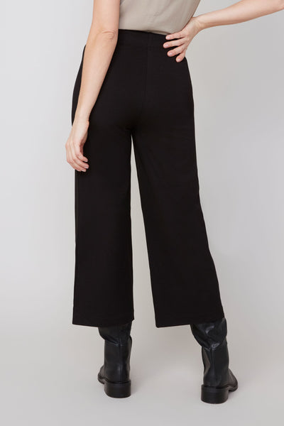 Twill Pull-on Wide Leg  Gaucho