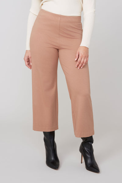 Twill Pull-on Wide Leg  Gaucho