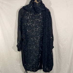 3/4 Lace/Back Hoodie Jacket