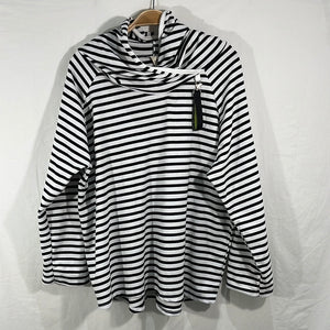 Hooded Stripe Top- Italian