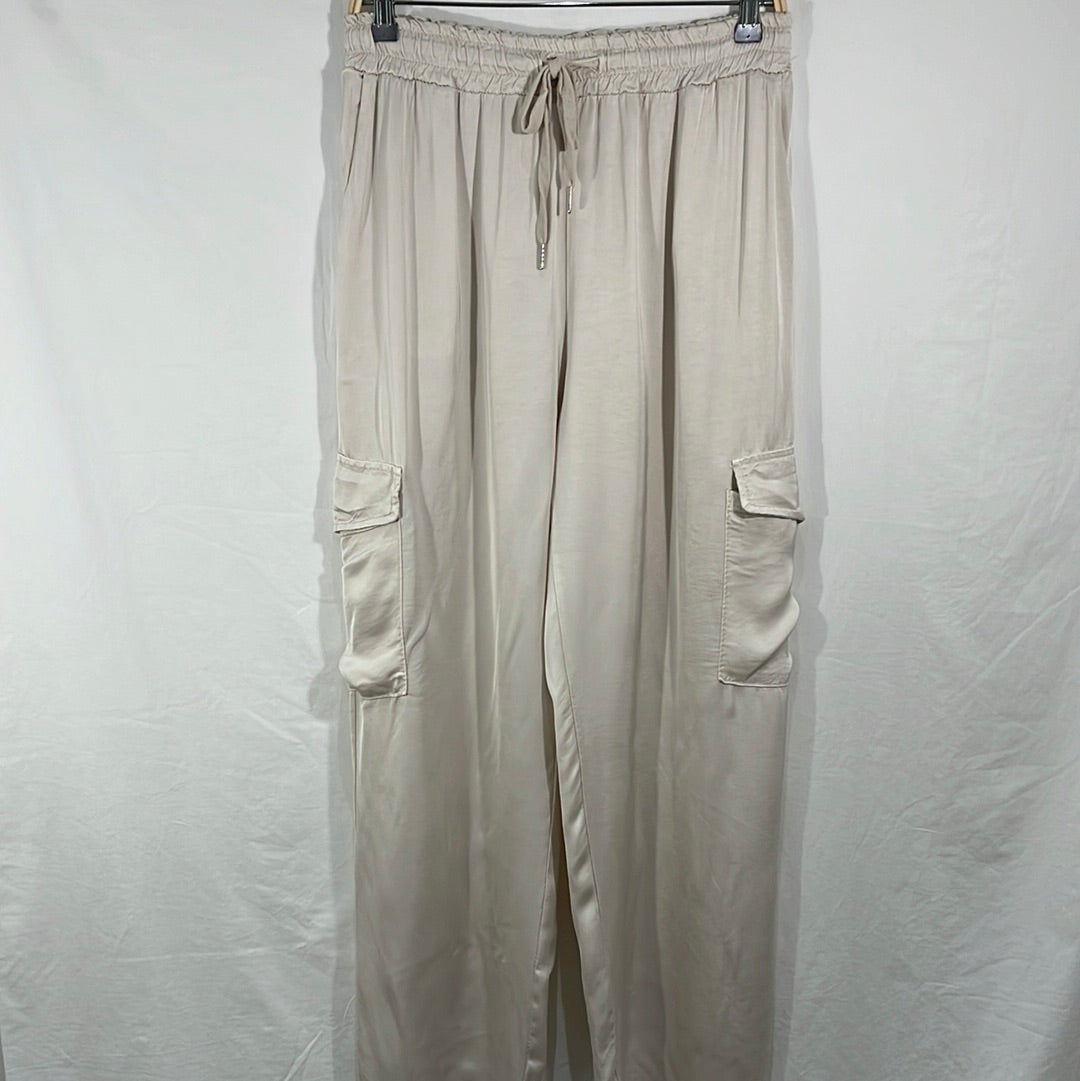 Cargo Sateen Pull-On Pants - Italian
