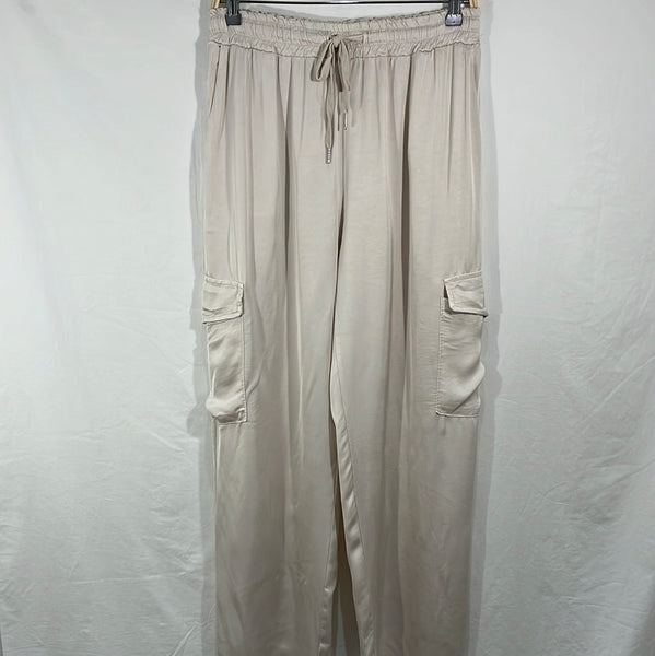 Cargo Sateen Pull-On Pants - Italian