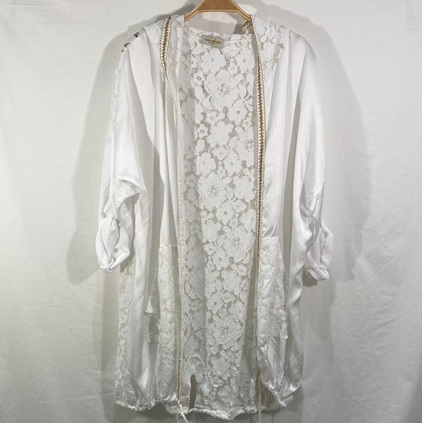 3/4 Lace/Back Hoodie Jacket