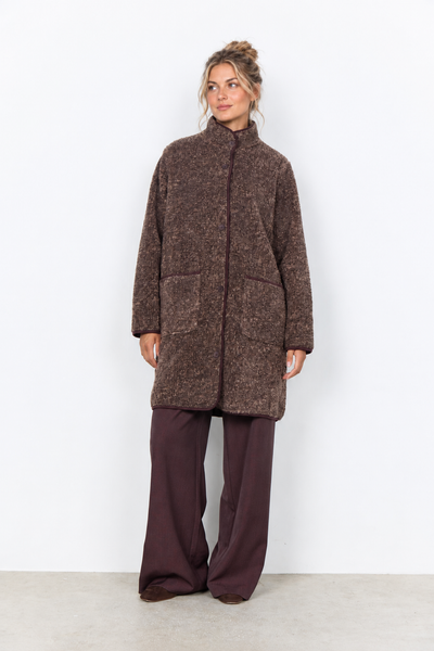 3/4 Button Front Coat
