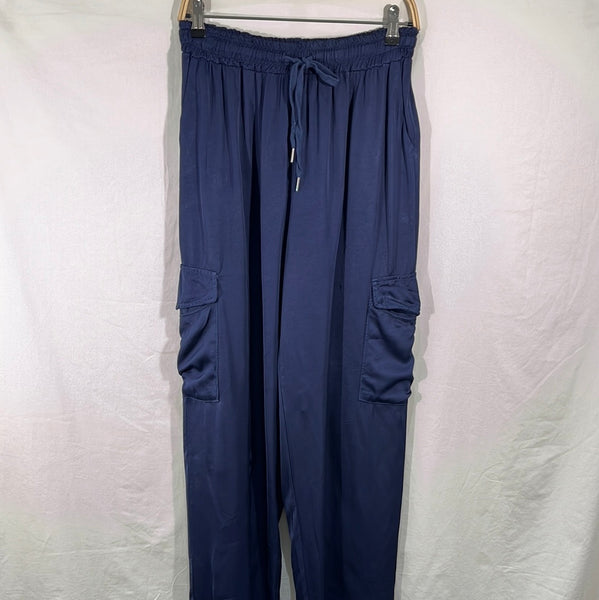 Cargo Sateen Pull-On Pants - Italian