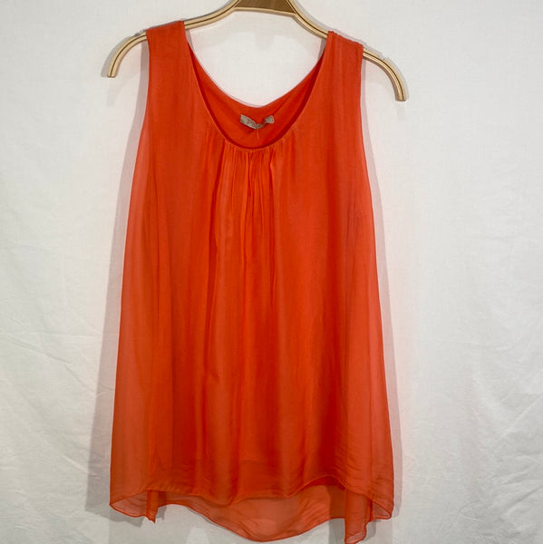 Sleeveless Silk Top- Italian