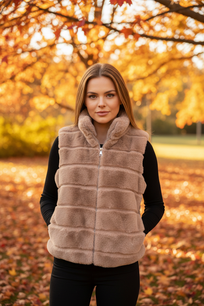 Faux Fur Short Vest