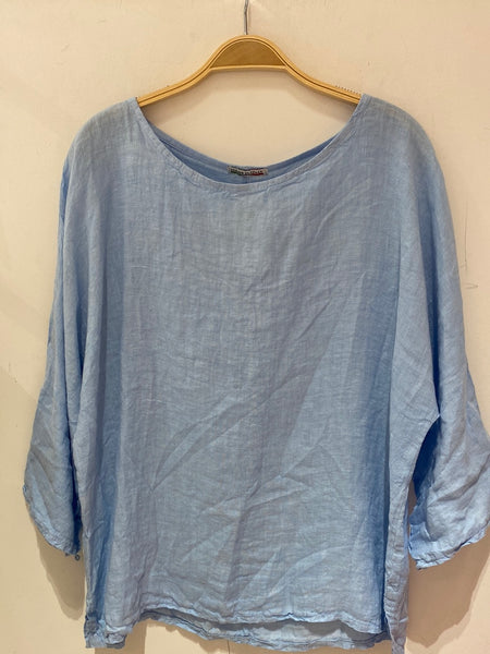 Basic Linen Top- Italian