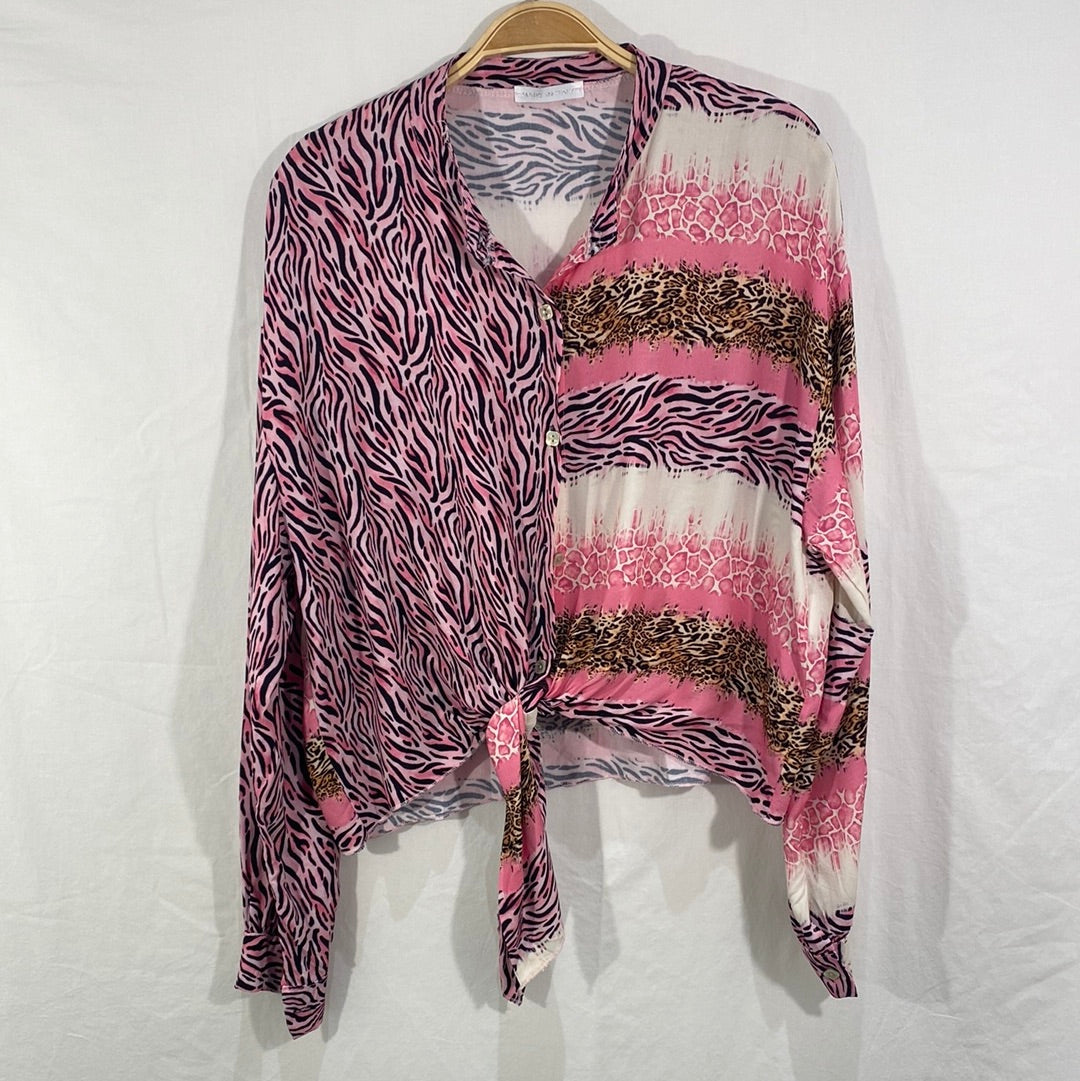 Animal Print Blouse - Italian