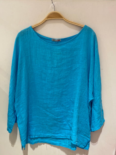 Basic Linen Top- Italian