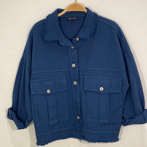 Short Cotton Packet Jacket