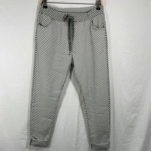 Herringbone Pull-On Pants - Italian