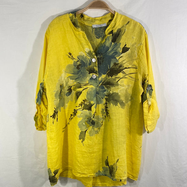 Printed Linen Blouse - Italian