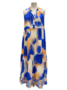 Sleeveless Print Dress