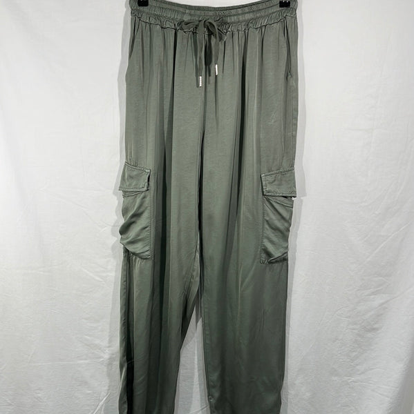 Cargo Sateen Pull-On Pants - Italian