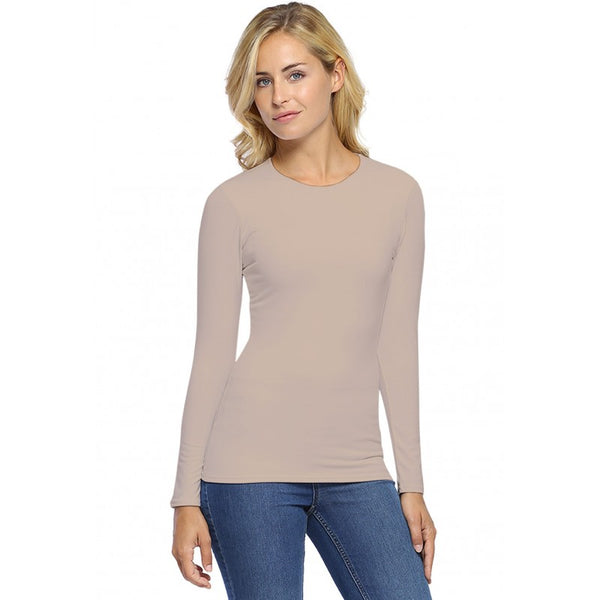 Long Sleeve Round Neck Top