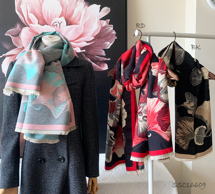 Floral Print Scarf