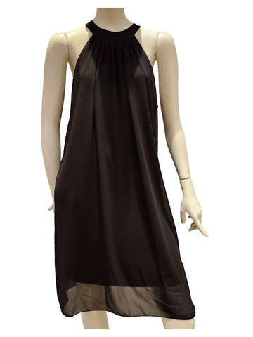 Sleeveless Chiffon Dress - Italian